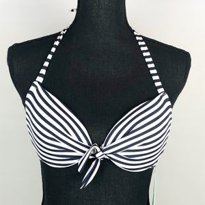 H&M | Striped Swimsuit Top | 34B
